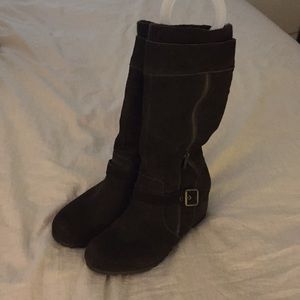 Kenneth Cole Reaction Suede Brown Boots